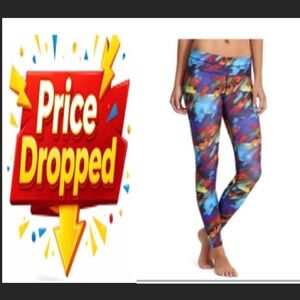 ATHLETA Colorful Abstract Leggings